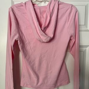 Plains pink kids long sleeve hoodie Xl